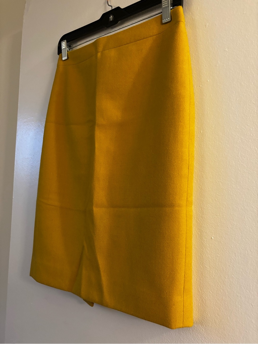 J. Crew Mustard Yellow Pencil Skirt